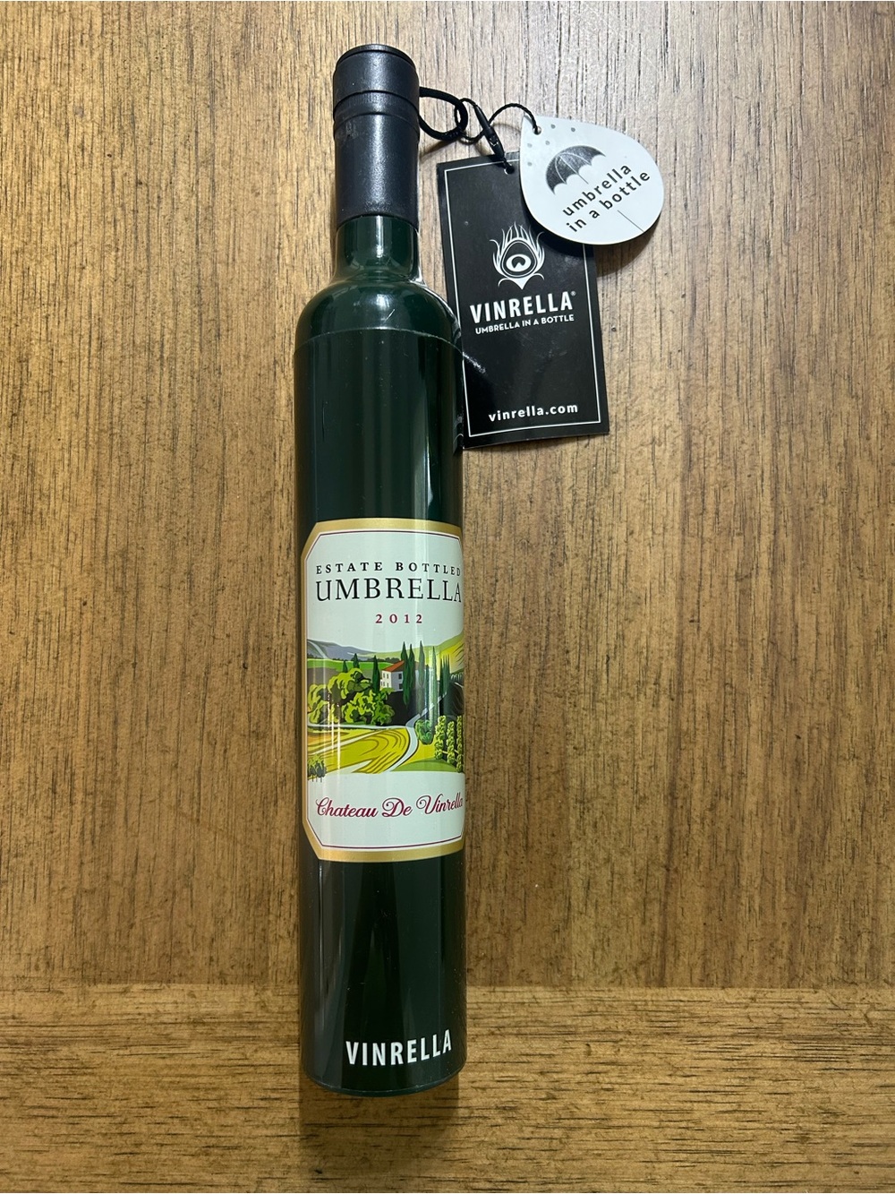 NWT Green Wine Bottle Umbrella 🌂 - Picture 1 of 2